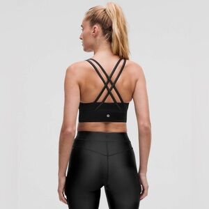 Lululemon Athletica Black Strappy Sports Bra